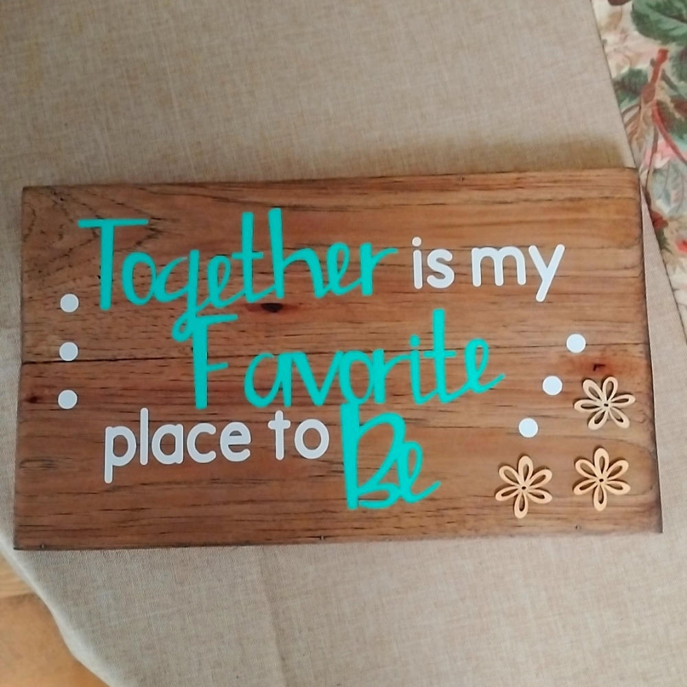 Real handmade wooden wall art